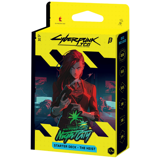 CYBERPUNK TCG - WELCOME TO NIGHT CITY - BETA STARTER DECK - THE HEIST - ENG