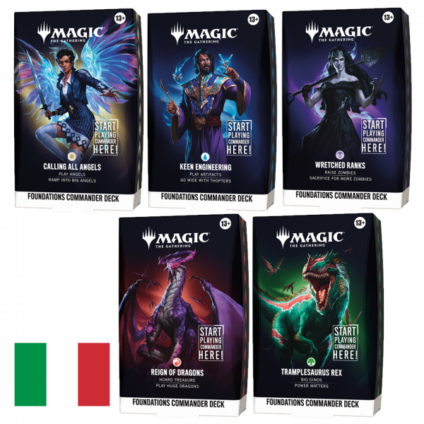 Magic: The Gathering Foundations | Commander Deckset (Versione Italiana)