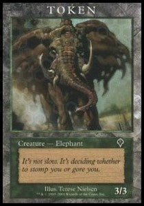 Elephant Token (Green 3/3) (V.1) - Player Rewards Promos (Token) [MPR-25]