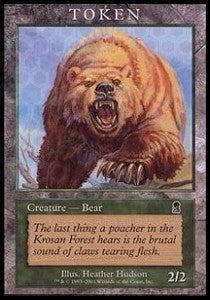 Bear Token (Green 2/2) (V.1) - Player Rewards Promos (Token) [MPR-29]