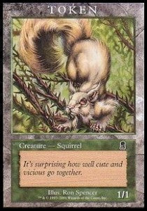Squirrel Token (Green 1/1) - Player Rewards Promos (Token) [MPR-32]