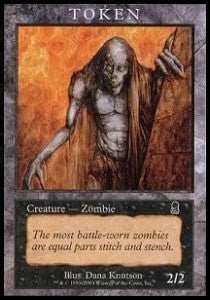 Zombie Token (Black 2/2) - Player Rewards Promos (Token) [MPR-34]
