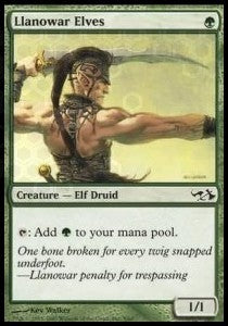 Llanowar Elves - Duel Decks: Elves vs. Goblins (Common) [EVG-9]