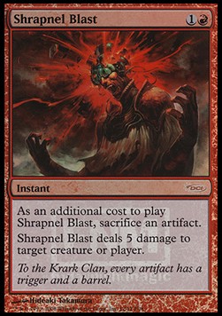Shrapnel Blast - Friday Night Magic Promos (Rare)