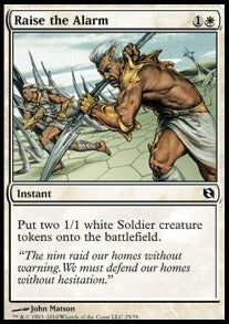 Raise the Alarm - Duel Decks: Elspeth vs. Tezzeret (Common) [DDF-25]