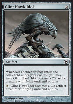Glint Hawk Idol - Scars of Mirrodin (Common) [SOM-156]