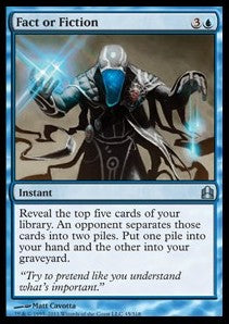 Fact or Fiction - Commander (Uncommon) [CMD-45]