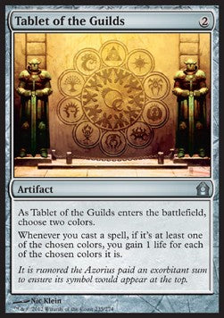 Tablet of the Guilds - Return to Ravnica (Uncommon) [RTR-235]