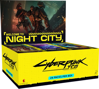 CYBERPUNK TCG - WELCOME TO NIGHT CITY - RETAIL BOOSTER BOX (24 BUSTE) - ENG