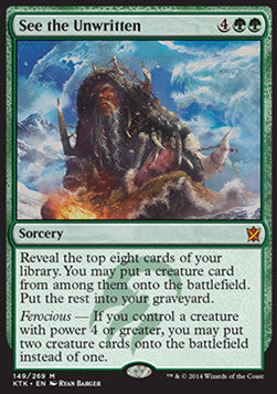 See the Unwritten - Khans of Tarkir (Mythic) [KTK-149]