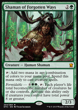 Shaman of Forgotten Ways - Dragons of Tarkir (Mythic) [DTK-204]