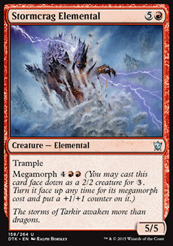 Stormcrag Elemental - Dragons of Tarkir (Uncommon) [DTK-158]