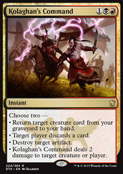 Kolaghan's Command - Dragons of Tarkir (Rare) [DTK-224]