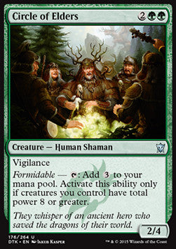 Circle of Elders - Dragons of Tarkir (Uncommon) [DTK-176]