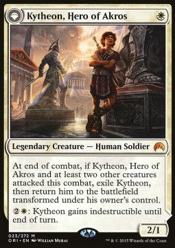 Kytheon, Hero of Akros // Gideon, Battle-Forged - Magic Origins (Mythic) [ORI-23]