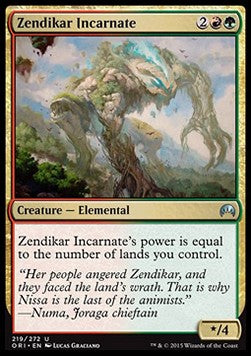 Zendikar Incarnate - Magic Origins (Uncommon) [ORI-219]