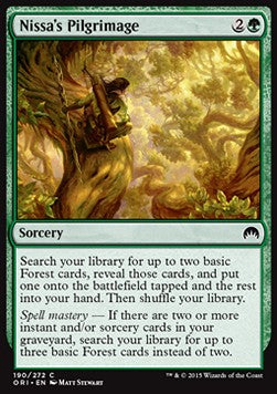 Nissa's Pilgrimage - Magic Origins (Common) [ORI-190]
