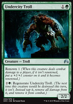 Undercity Troll - Magic Origins (Uncommon) [ORI-202]