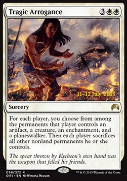 Tragic Arrogance - Magic Origins: Promos (Rare) [PORI-38]