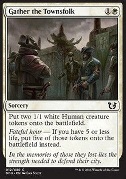 Gather the Townsfolk - Duel Decks: Blessed vs. Cursed (Common) [DDQ-12]
