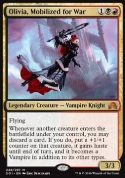 Olivia, Mobilized for War - Shadows over Innistrad (Mythic) [SOI-248]