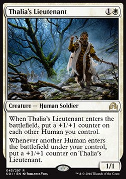 Thalia's Lieutenant - Shadows over Innistrad (Rare) [SOI-43]
