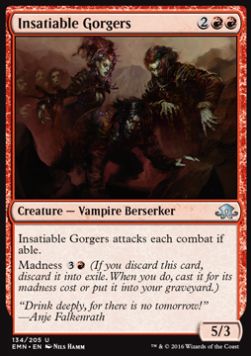 Insatiable Gorgers - Eldritch Moon (Uncommon) [EMN-134]