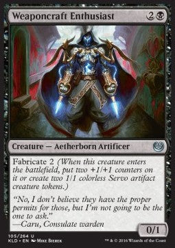 Weaponcraft Enthusiast - Kaladesh (Uncommon) [KLD-105]
