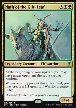 Nath of the Gilt-Leaf - Commander 2016 (Rare) [C16-213]