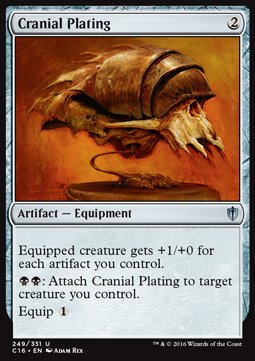 Cranial Plating - Commander 2016 (Uncommon) [C16-249]