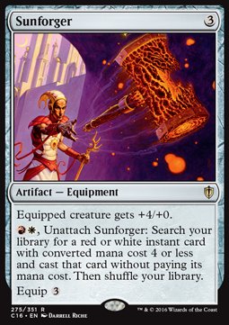 Sunforger - Commander 2016 (Rare) [C16-275]