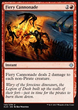 Fiery Cannonade - Ixalan (Uncommon) [XLN-143]