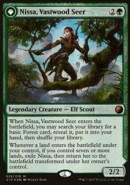 Nissa, Vastwood Seer // Nissa, Sage Animist - From the Vault: Transform (Mythic) [V17-15]