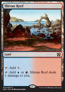 Shivan Reef - Duel Decks: Elves vs. Inventors (Rare) [DDU-70]