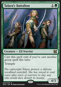 Talara's Battalion - Duel Decks: Elves vs. Inventors (Rare) [DDU-24]