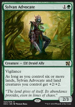 Sylvan Advocate - Duel Decks: Elves vs. Inventors (Rare) [DDU-23]