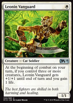 Leonin Vanguard - Core 2019 (Uncommon) [M19-22]