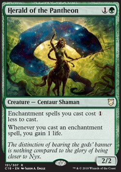 Herald of the Pantheon - Commander 2018 (Rare) [C18-151]