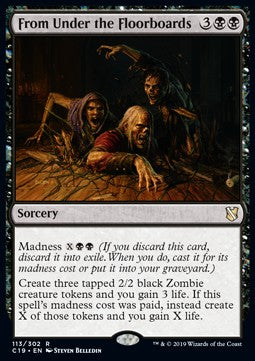 From Under the Floorboards - Commander 2019 (Rare) [C19-113]