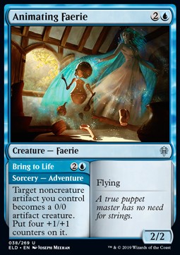 Animating Faerie // Bring to Life - Throne of Eldraine (Uncommon) [ELD-38]