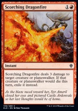Scorching Dragonfire - Throne of Eldraine (Common) [ELD-139]
