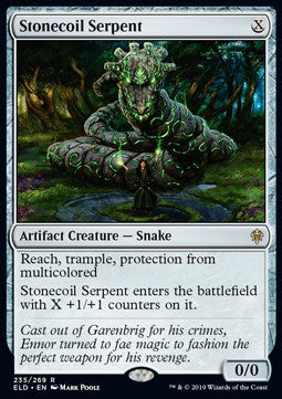 Stonecoil Serpent - Throne of Eldraine (Rare) [ELD-235]