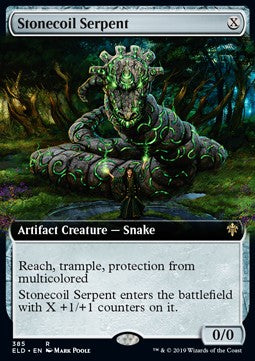 Stonecoil Serpent - Throne of Eldraine: Extras (Rare) [XELD-385]