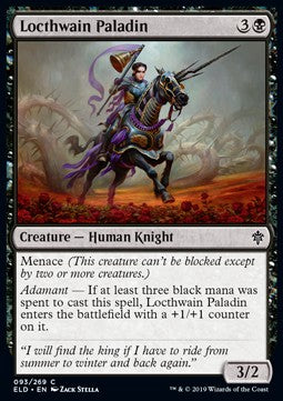 Locthwain Paladin - Throne of Eldraine (Common) [ELD-93]