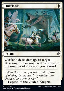 Outflank - Throne of Eldraine (Common) [ELD-23]