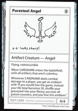 Puresteel Angel (V.1) - Mystery Booster: Playtest Cards (Special)