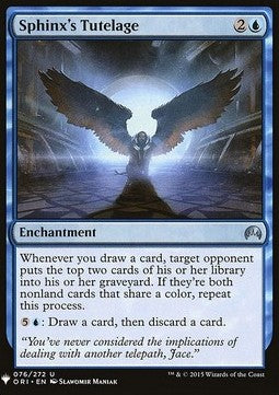 Sphinx's Tutelage - Mystery Booster (Uncommon) [MYS-76]