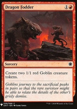 Dragon Fodder - Mystery Booster (Common) [MYS-39]