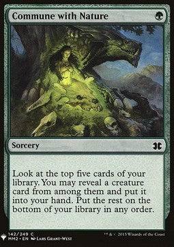 Commune with Nature - Mystery Booster (Common) [MYS-142]