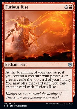 Furious Rise - Theros Beyond Death (Uncommon) [THB-136]